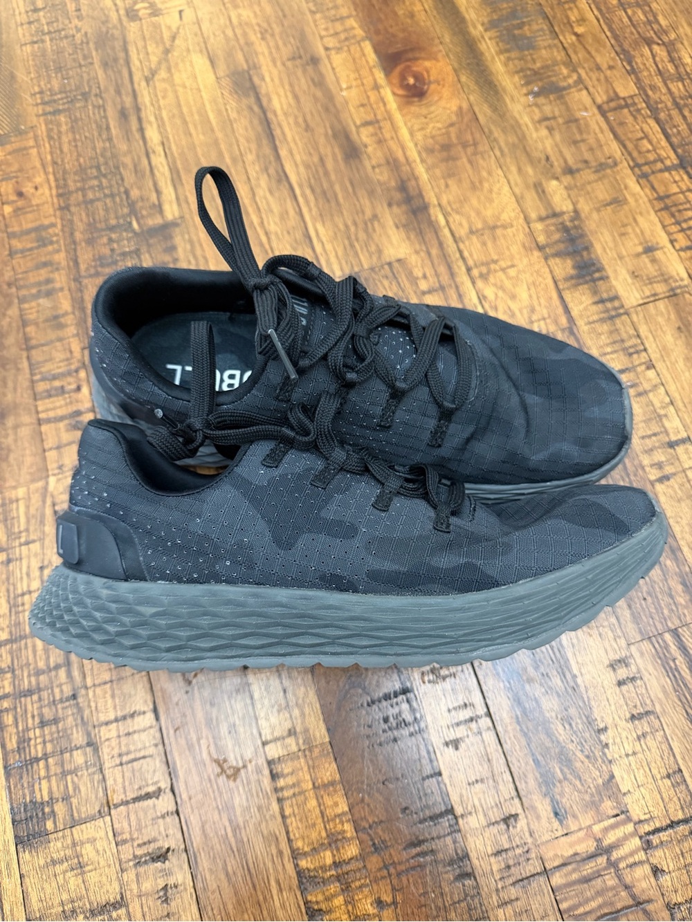 NOBULL Women’s Black Camouflage Knit Sneakers